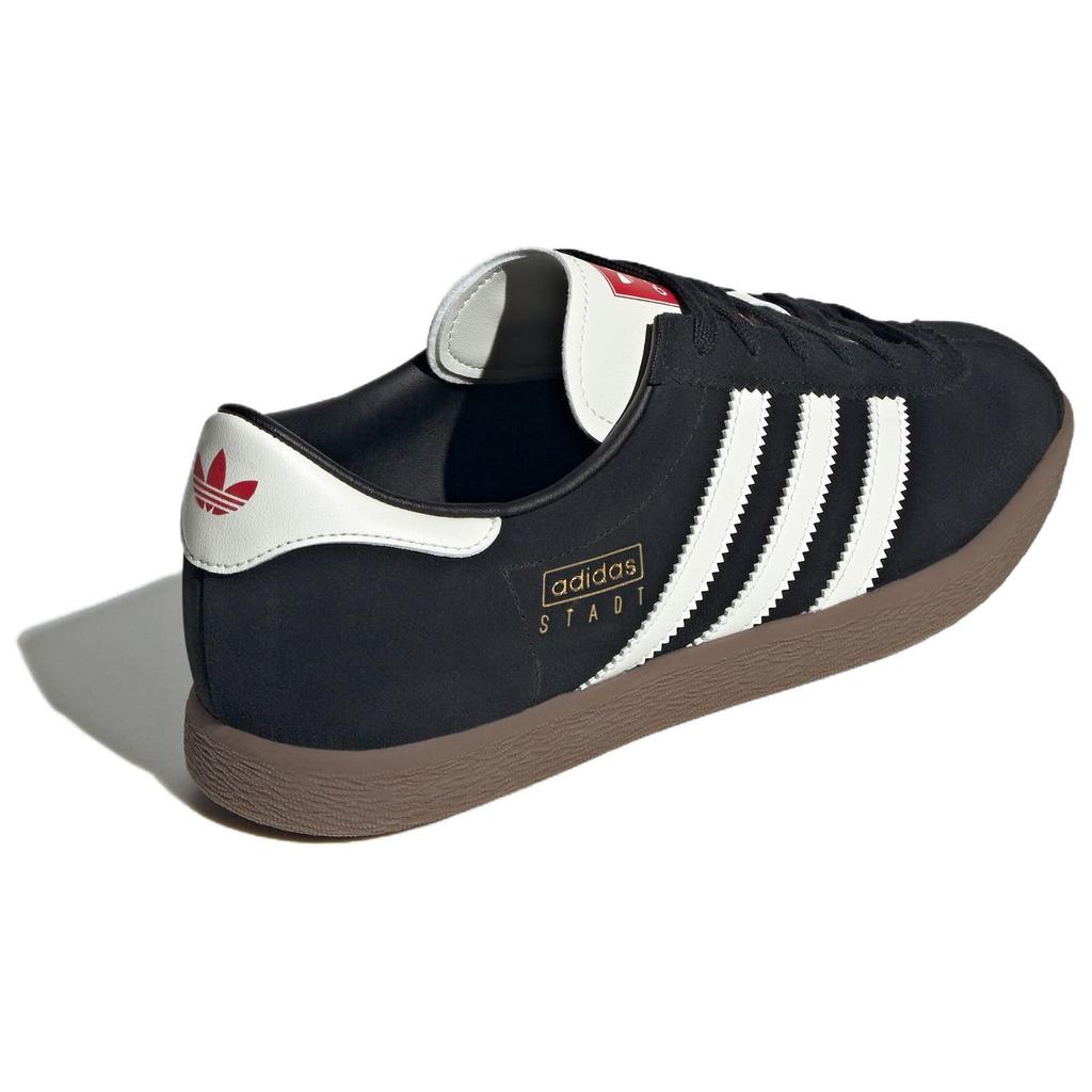 Adidas Originals Stadt Pohodlné Všestranné Nízké Skate Boty Unisex Tenisky Černé JR6344