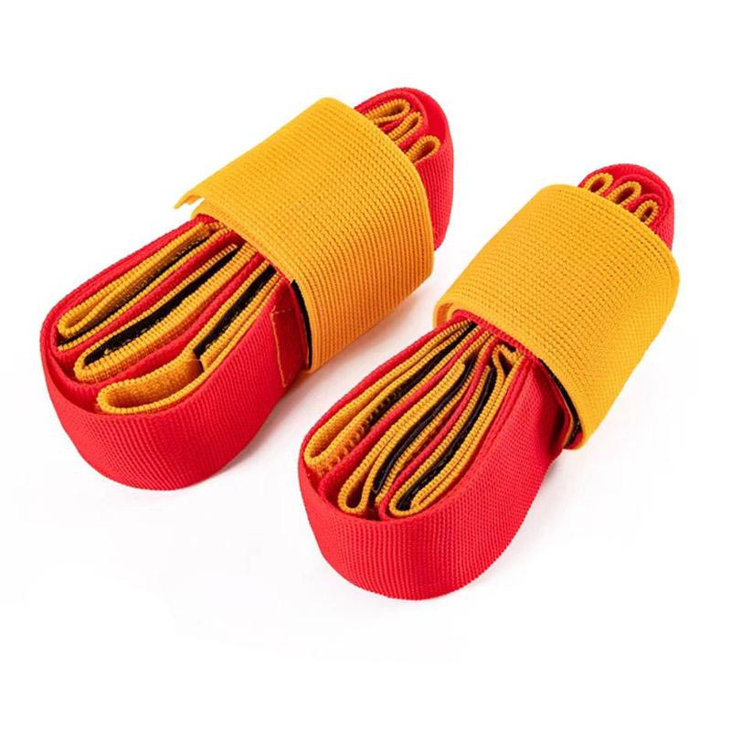 Pegadas Gigantes Colaboração em Equipe Adereços - 3-6 Pessoas Crianças Treinamento de Equilíbrio ao Ar Livre Esportes Divertidos Brinquedos de Brincadeira Interativa