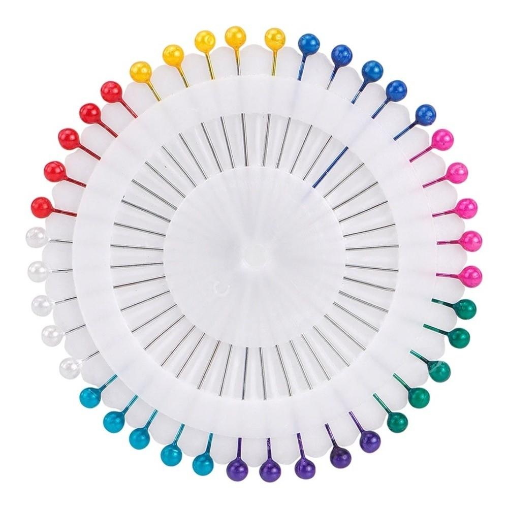 480PCS Garment Fitting Pin Colorful Positioning Pin Pearl Head Large Size Dressmaker Pin Shaping Pearl Pin Sewing
