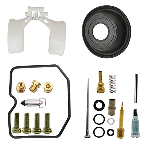 Zephyr 400 Fits Kawasaki KPS Zephyr 400 Keihin Carburetor 1989- 1996 Zephyr 400 Carburetor Repair Kit with Vacuum Diaphragm and Oil Float