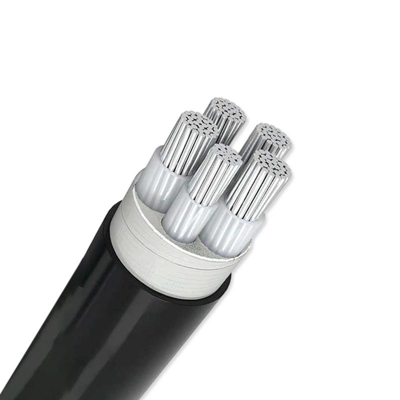 Flame Retardant Aluminum Core Cable ZC-YJLV, 4/5 Cores, 50/95/120 Sq, for Construction Site Engineering.