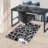 1pc Leopard Print Hello Kitty Carpet Anti Slip Polyester Floor Mat for office.Bedroom