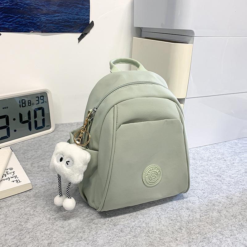 Spring Outing Women's Lightweight Multifunctional Backpack - Large Capacity, Double Shoulder, Casual Mommy Bag