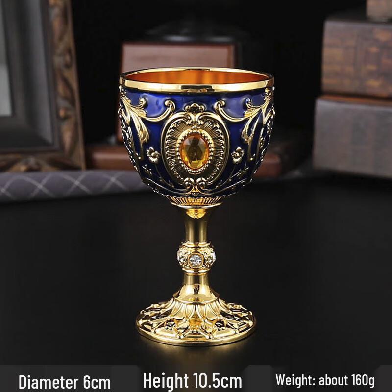 Набор из 2 больших металлических европейских бокалов для байцзю Enshousu