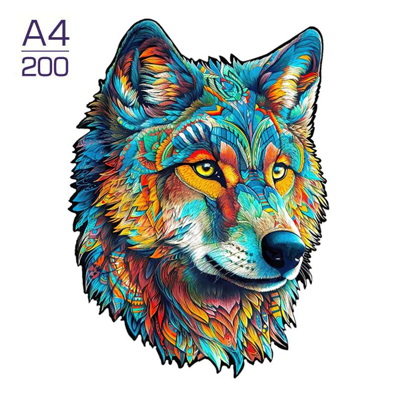 Non-Toxic Owl Wooden Animal Puzzle Diy Crafts Brain Trainer Puzzles Game For Kids Adult Educational Wood Toy Gift Medium Difficulty Jigsaw