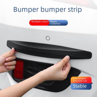 Strisce paraurti anticollisione anteriori e posteriori in fibra di carbonio per auto - Protezione antigraffio e adesivi decorativi