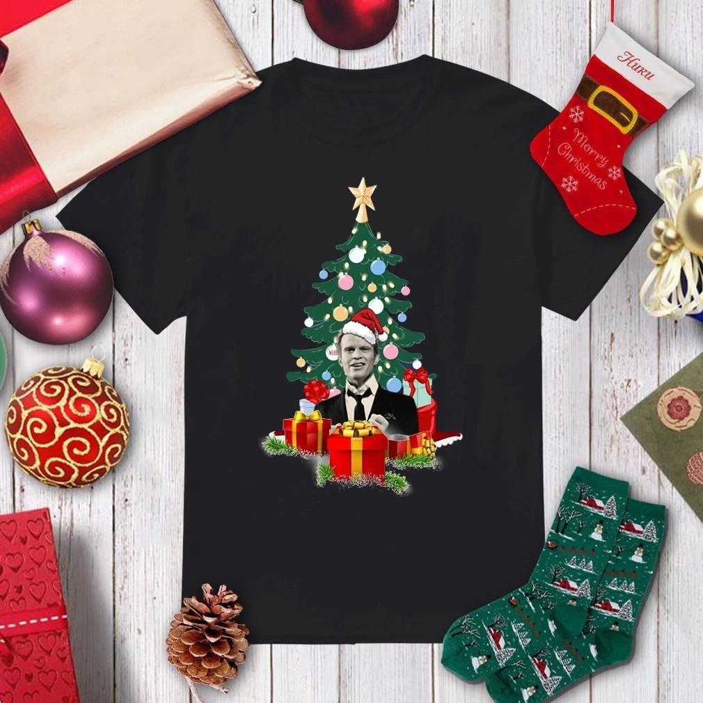 Merry Billy idol Christmas under the tree with gift under the tree shirt CS426 XL