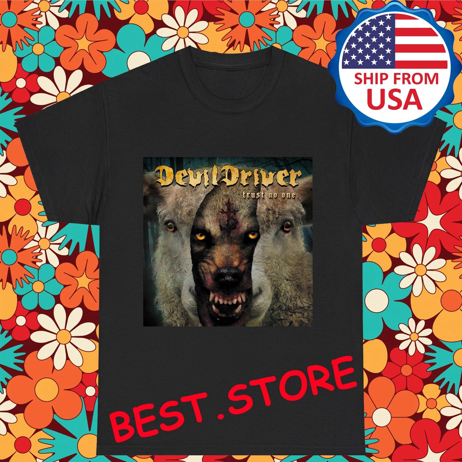 Devil Driver Trust No One Men s Black Size S-5XL M