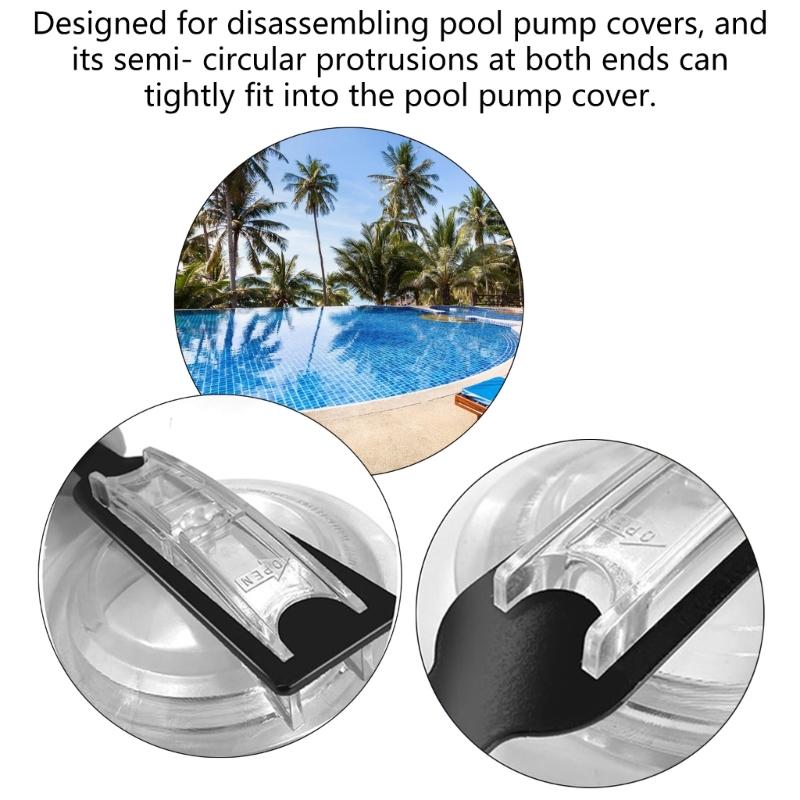 High Strengths Pump Cover Removal Wrenches Rustproof Pool Equipment Removal Tool for Easyly Maintenance Access