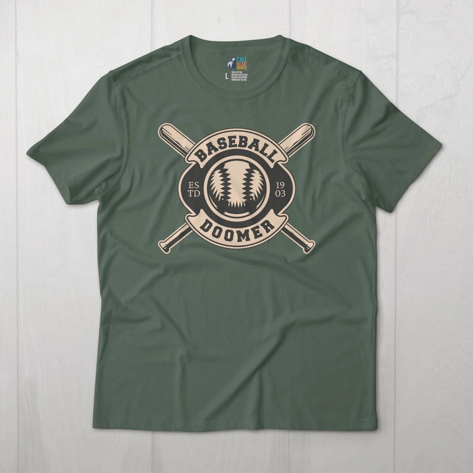 Baseball Doomer Established 1903 Funny Sports Humor T-Shirt Graphic T-T-Shirt XL