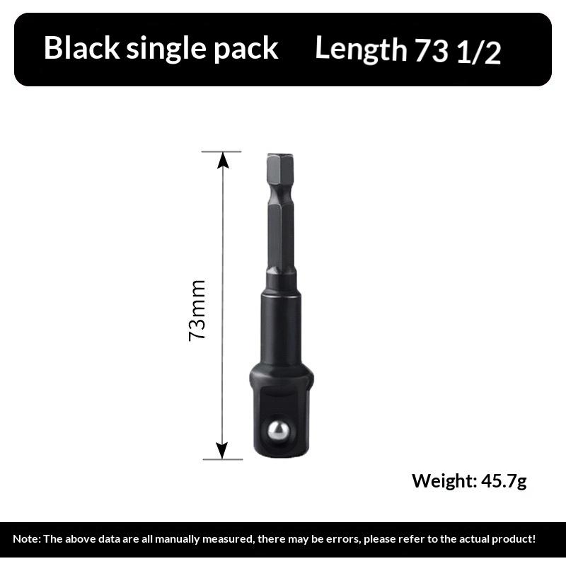 Texture1 Set 1 4 Drive Impact Socket Adapter Reducer Square Socket Drill Bit Bar Adapter Durable Steel for Garage Mechanics