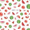 1 list Fruits 3D samolepky na nehty Medúzy Samolepící obtisky Příslušenství Manikúra Gel Polish Tipy Dekorace