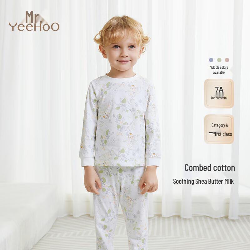 YEEHOO Kids 7A Antibacterial Cotton Pajama Set 100CM