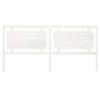 VidaXL Tête de lit Blanc 205,5x4x100 cm Bois massif de pin 817961