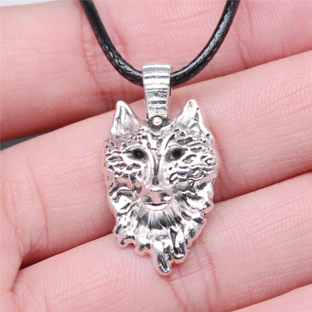 Animal Necklace Leather Chain 45cm Male Jewelry Evening Personalized Decorations