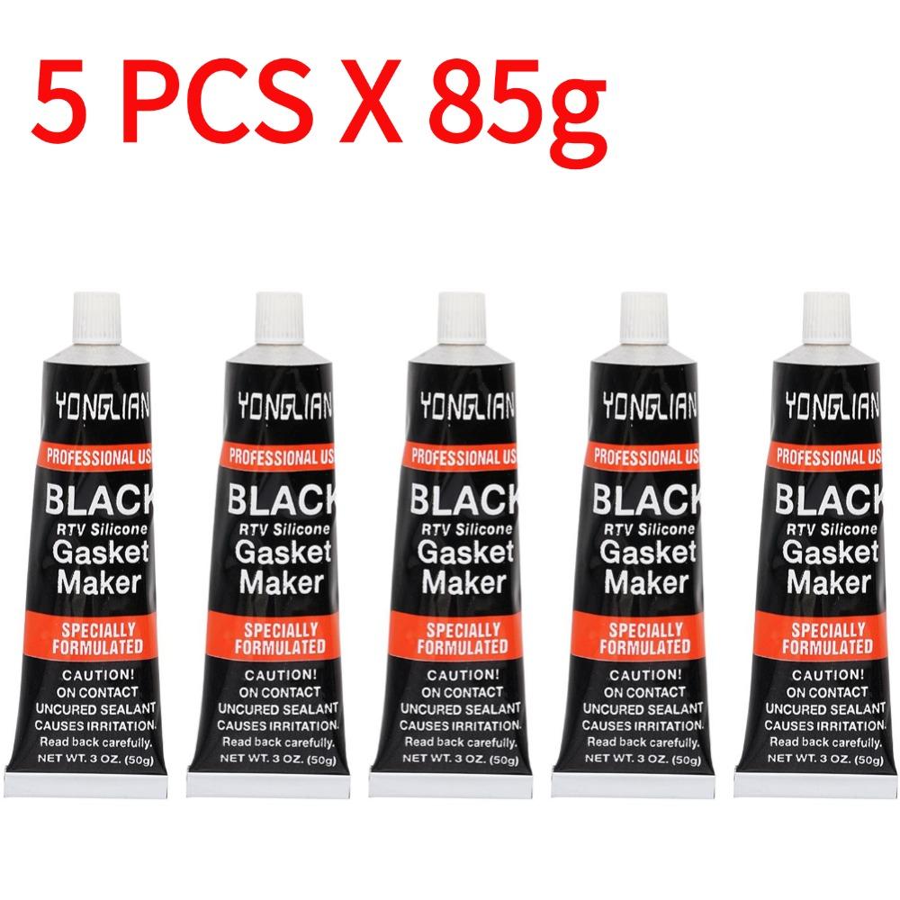 5/10PCS Motor Gasket Sealant Automotive Engine Sealant Adhesive High Temperature Black RTV Silicone Gasket Maker Car Glue