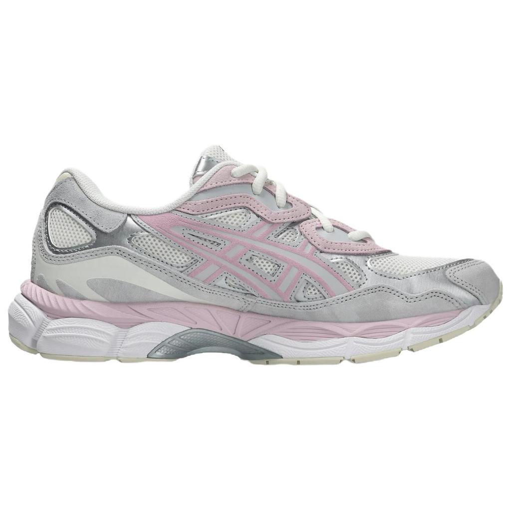 Asics GEL NYC Breathable Low Top Running Shoes Men's Gray Pink 1203A383-028