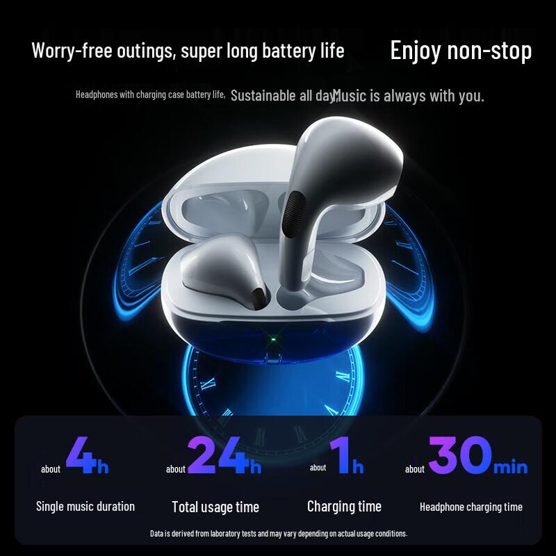 LINGCHEN H77 Semi-In-Ear Stereo Bluetooth Earbuds