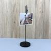 Non-Slip Base Metal Place Card Holder Black Clamps Place Card Stands Memo Stand  Wedding Decoration