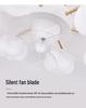 2025 Modern Minimalist Head-Shaking Fan Light for Living Room