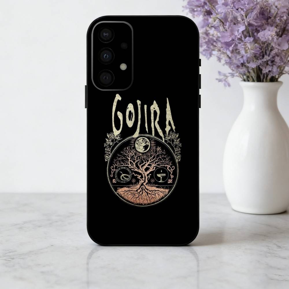 G-Gojira-A F-Fortitude-E Band Handyhülle Für Samsung Galaxy A73,A72,A71,A70,A53,A52,A51,Weiche Silikon Schwarz Hülle