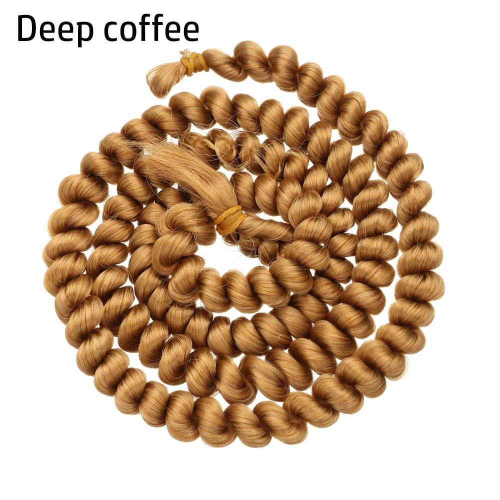 Screw Curly Hair Accessories for Dolls BJD Doll Wig High-Temperature Material Resistant Fiber Hair Wefts Hair Wig