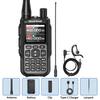 BAOFENG MINI 5 Walkie Talkie 2200mAh Bluetooth Programming Dual PTT Wireless Copy Frequency Multi Band New UV 5R Mini Ham Radio