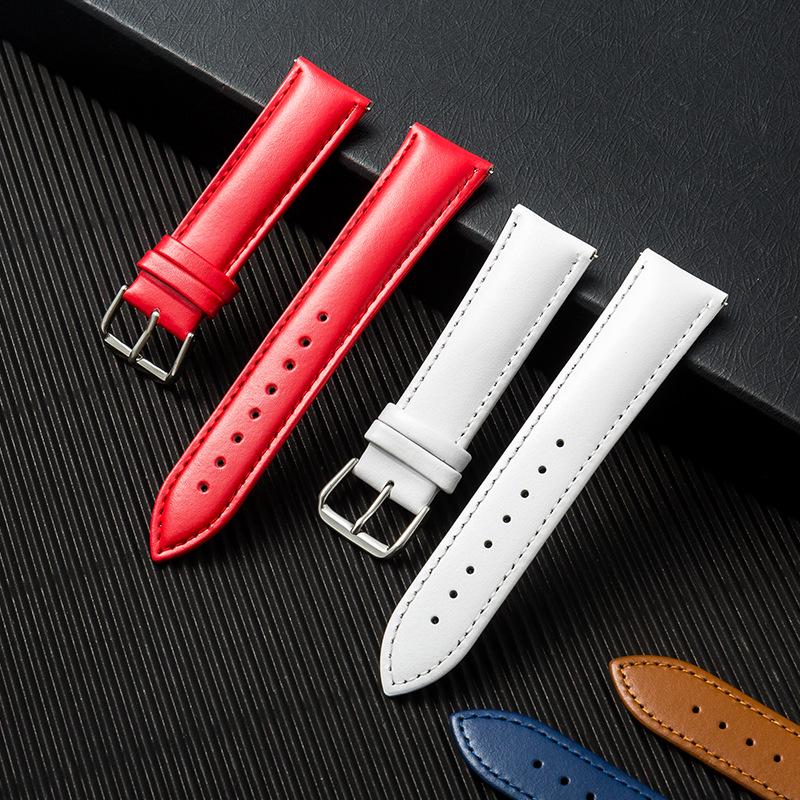 Cowhide Leather Quick Release Watch Band for Samsung, Xiaomi, Huawei GT/GT2 - Pin Buckle Strap