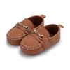 Spring & Autumn Moccasins: 0-1 Year Old Soft Sole Leather Baby Walking Shoes, British Style