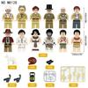 Compatible City Occupation Building Block Figurine Teacher Student Boy Girl Building Block Figurine Toy