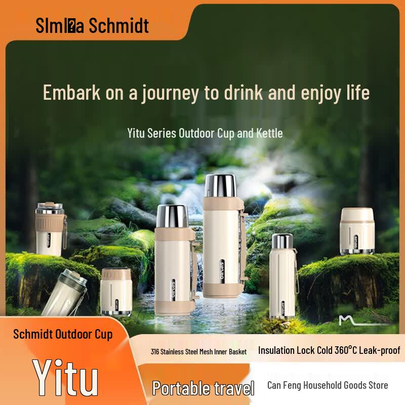 Simita 316 Stainless Steel Portable Insulated Water Bottle & Coffee Cup
