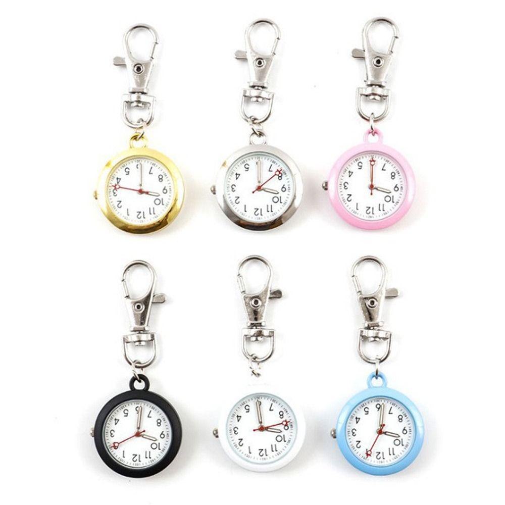 Luminous LED Electronic Hanging Watch Digital Display Keychain Watch Portable Pocket Watch  School