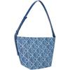 Calvin Klein Elegant Commuter Floral Print Fabric Tote Bag Women bags Rainbow-Blue 4F3432G-YBN