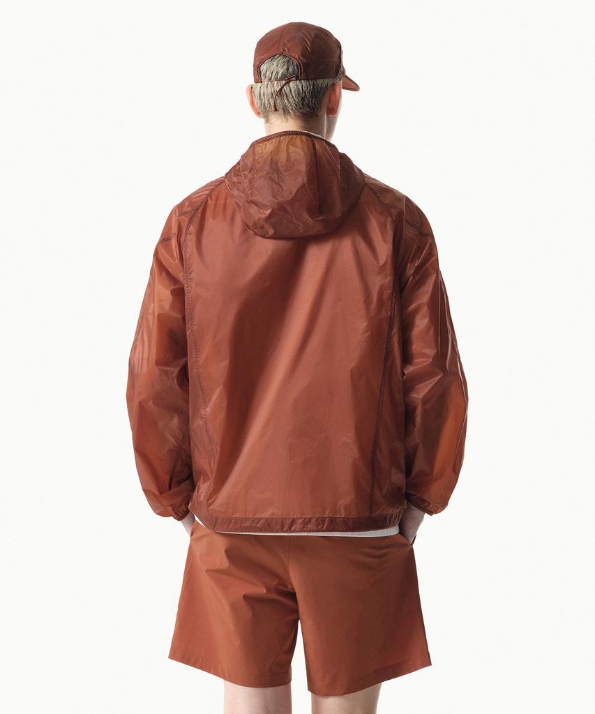 Musinsa Standard [City Leisure] Airweight Sheer Windbreaker Jacket [Orange]