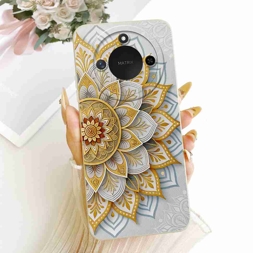 For Honor X60 5G BRC-AN00 Case 6.8" Stylish Dragon Painted Cover Soft Silicone Phone Case For Honor X 60 X60 HonorX60 Coque