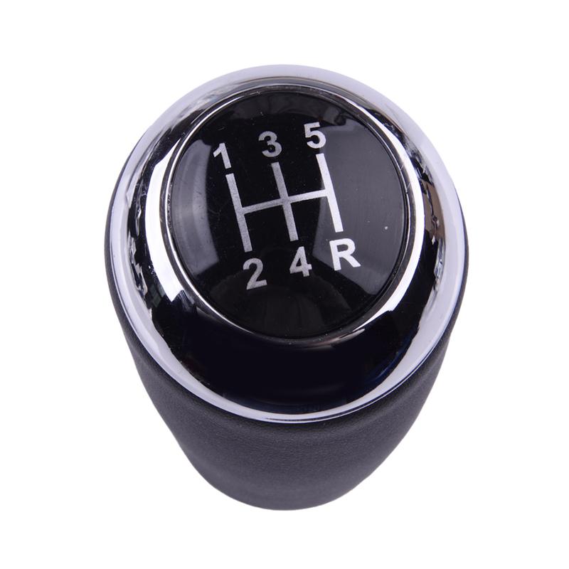 DL4146030 Car 5 Speed Gear Shift Knob Shifter Lever Head Manual Transmission Fit for Mazda 2 DE MK2 2007-2011 2012 2013 2014
