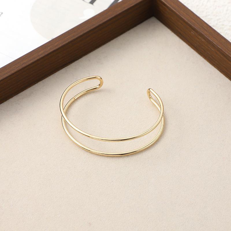 Modischer Offener Armreif, Halsring, Hochwertiges Gefühl, Einfache Persönlichkeit, Kaltwind Armband, Halsband, Trendiger Cooler Schmuck für Damen.