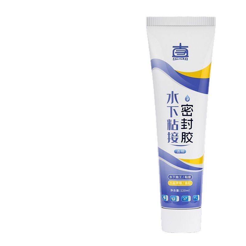Glass glue waterproof and mildew-proof kitchen and bathroom edge banding silicone strong beauty glue transparent toilet sealing glue