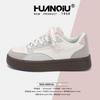 Global women's shoes thick-soled heightening little white shoes women's ZHQ68299 summer new women's shoes Korean version of student breathable board