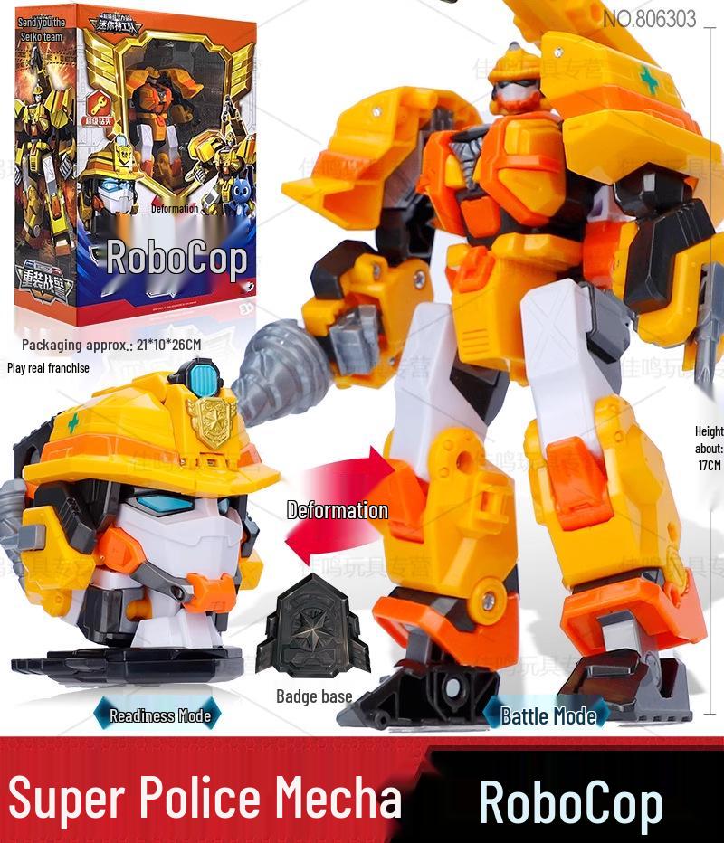 Набор трансформирующихся роботов Мини Форс Супер Полиция