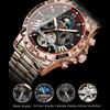 POEDAGAR Luxury Men Watch Luminous Waterproof Hollow Tourbillon Male Clock Week Date Business Automatic Mechanical Watches