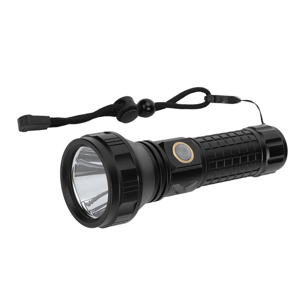 SST40 LED Flashlight USB Rechargeable 7000K 1600lm 3 Lighting Mode IPX5 Waterproof for Outdoor