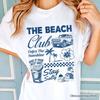 Vintage Coastal Summer Vacation T-and Kids Tshirt, The Beach Club Stay Salty Tee
