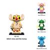 Stitch Building Blocks Set For Kids With Abs Plastic Diy Construction Toys For Creative Play