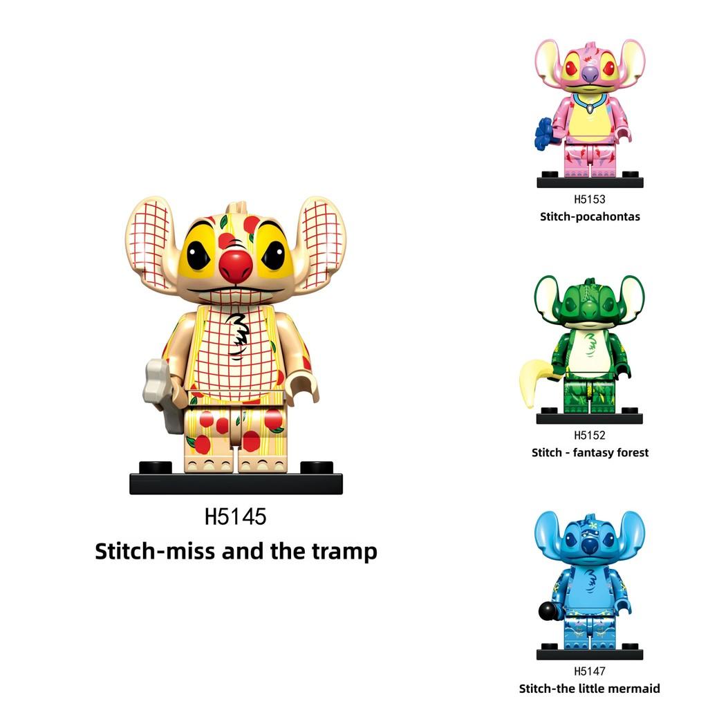 Stitch Building Blocks Set For Kids With Abs Plastic Diy Construction Toys For Creative Play