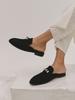 Blanc Toe Loafers B22S50-Black
