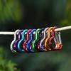 Aluminiumlegierung Outdoor Herzform Karabiner Schlüsselanhänger Clip Ringe Kletterclips Federkarabinerhaken Langlebiger Karabiner