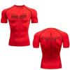 Short Sleeve T-Shirt Men's Compressio Summer Rashguard Shirt Gym Fitness Quick Dry Tight Sweat-Resistant Moisture-Wicking Gym Sports Workout
