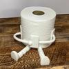 Creative Sitting & Reading Partner Toilet Paper Holder 3D Printing Tissue Roll Paper Dispenser Bathroom Decor Accessories