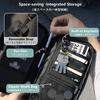 JEELAD Passport Passport Security Passport Card Travel Passport Pouch with Multifunctional Storage Large Travel Accessory Case, Anti-Skimming,